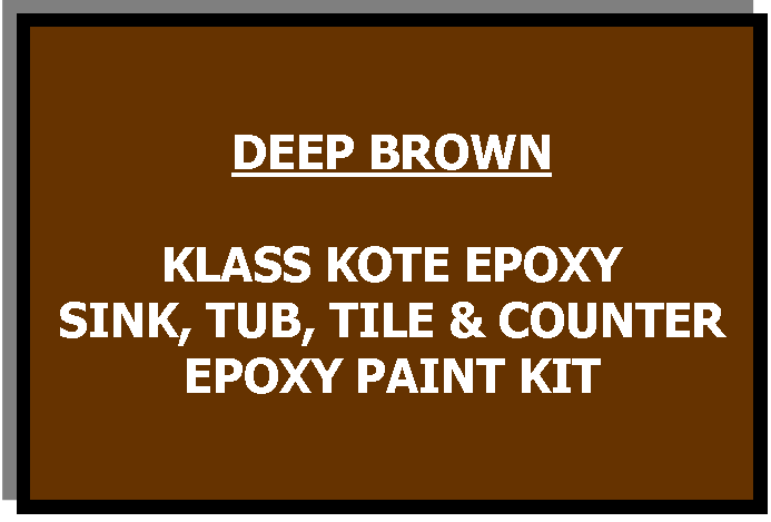 Brown Bathtub Painting Kit Deep Brown Bathtub Painting Kit